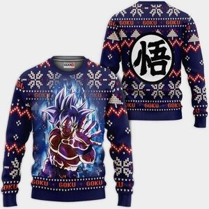 NWT Goku Ugly Christmas Sweater L N81